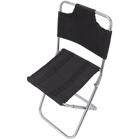 Hopfällbar stol Andningsbar tyg Bärbar liten ryggstöd Fiske stol för camping BBQ Ryggsäck