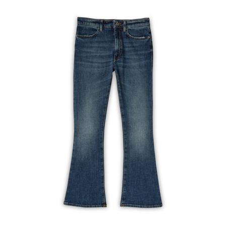 Dondup, Flared Jeans Blauw, Dames, Maat:W28