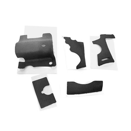 5 st Nya Kropps Gummikåpor för 5d Mark Iii 5diii 5d3 Digitalkamera Reparationsdel + Tejp