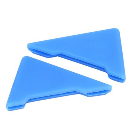 2 Stk Bildør Hjørne Dæk Bil Hoveddør Hjørne BLÅ SOLID