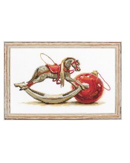 Stickapckung Bild Weihnachtsdekoration