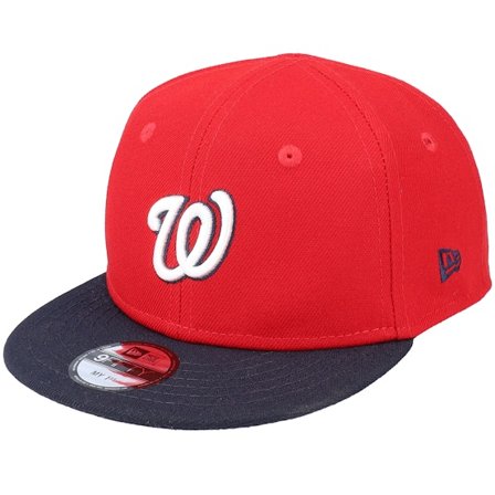 New Era - MLB Rouge snapback Casquette - Kids Washington Nationals My 1st 9fifty Red/navy Strapback @ Hatstore