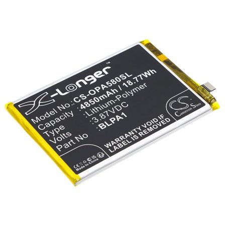 Batteri for smarttelefon, mobil for OPPO A58, A38