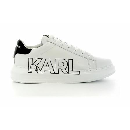 Karl Lagerfeld, Sneakers Wit, Heren, Maat:40 EU,leer