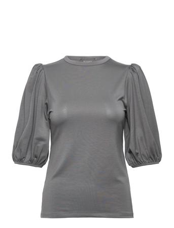 Biche Top T-shirt Top Grå Residus