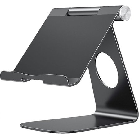 Aluminium Tablettholder, Justerbart og Holdbart Nettbrettfeste, Skrivebordsstativ Kompatibelt med iPad 10.9/10.2, iPad Pro 13/12.9/11