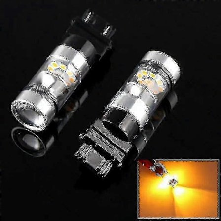 2 kpl Canbus Jeep Grand Cherokee 2011 2012 2013 3157 Led Päiväajovalot P27/5w P27/7w T25 Auto Drl Lamppu - Varastossa_Halvat Lahjat 2 kpl LED 