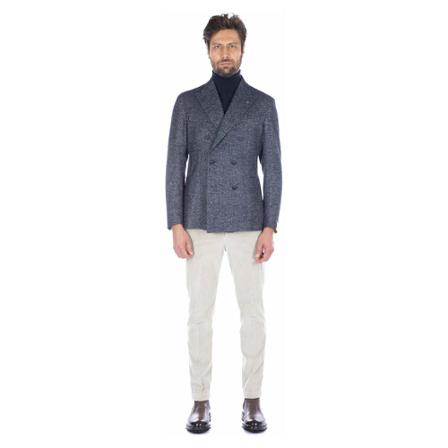 Tagliatore, Blazers Blauw, Heren, Maat:L,elastan