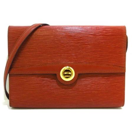 Louis Vuitton Vintage, Pre-owned Leather Shoulder Bag Bruin, Dames, Maat:ONE Size