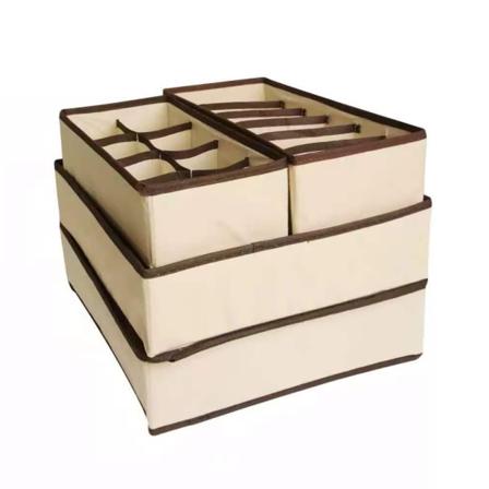 Underkläder Organizers 4-pack Gul