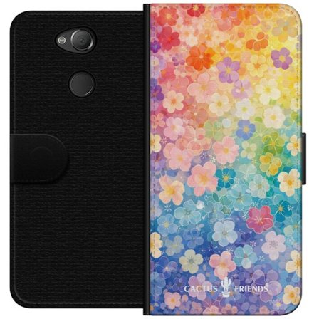 Kompatibelt Lommeboketui til Sony Sony Xperia XA2 Cactus and Friends – RainbowBloom