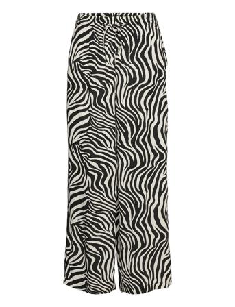 Disa Trousers Leveälahkeiset Housut Musta Gina Tricot