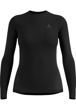 Odlo Top Crew Neck L/S Performan Black L, Tøj & Bolig, Tøj, Toppe