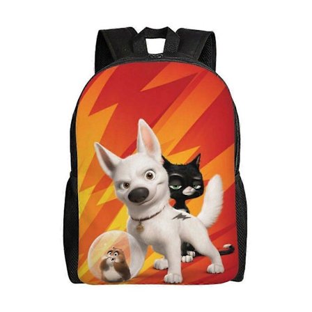 Bolt Mångsidig Ryggsäck Tvättbar avslappnad stil Skola Student Ryggsäck Trendig Oxford Tyg Datorväska Unisex-hjka3957