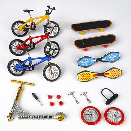 for Creative Mini Finger Stunt Board modellsett Finger Skateboard Gripebrett Fleksibelt skrivebordsspill for tenåringer Voksen Collect