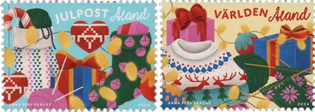Åland - Julen 2024 - Postfrisk sæt 2v