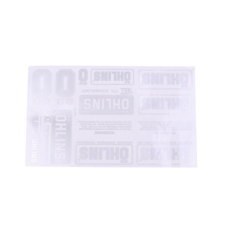 Par transparente OHLINS-frimerker, dekorative