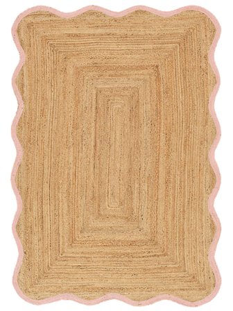 Tappeto Per Interni/Esterni Sway - Beige/Rosa 160X230 In Stile Classico