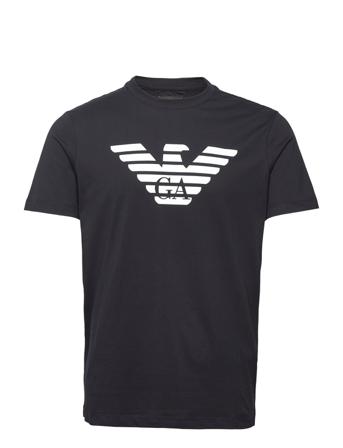 T-Shirt T-shirts Short-sleeved Svart Emporio Armani