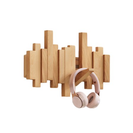 Träpiano Klädhängare Väggmonterad Klädhängare Multifunktionell Fällbar Hängare Estetisk Rumsinredning Bok{ROG}