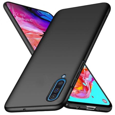 Samsung A70 Ultratunt Mattsvart Skal Basic V2 Svart