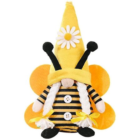 Skandinavisk stribet nisse humlebi Tomte Nisse svensk alfe fest og ferie dekorationer bier i, B