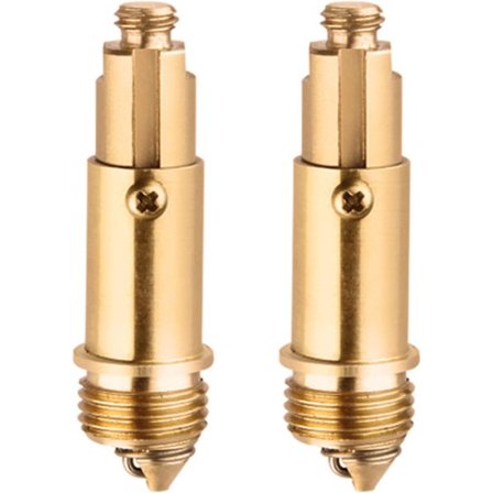 [PLEE] Handfat Pop Up Click Clack Mässingsplugg Bult, Ersättningsskruv för de flesta handfat avloppsproppar (2 st)