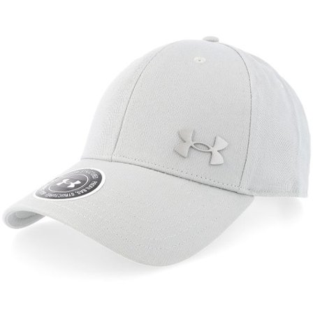 Under Armour - Grå adjustable Keps - Essential Low Metal Titanium Adjustable @ Hatstore