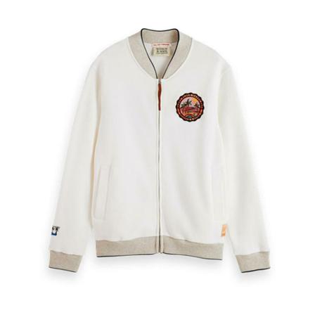 Scotch & Soda, Bomber Wit, Heren, Maat:L