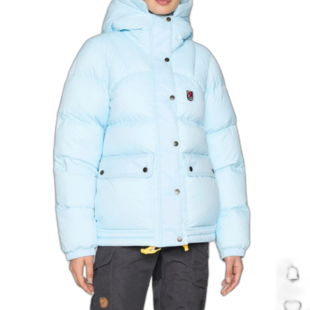 Ljusblå pufferjacka från Fjällräven