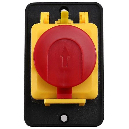 CK31 400VAC Motor Magnetisk Selvlåsende Bryter 6 Pin Metallskjæremaskin Start og Stopp Knapp [DB]