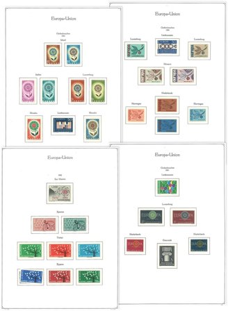 Europa CEPT - Postfrisk samling 1956-1976