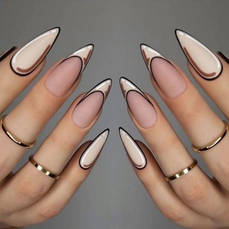 Keskipitkät tekokynnet 2 2