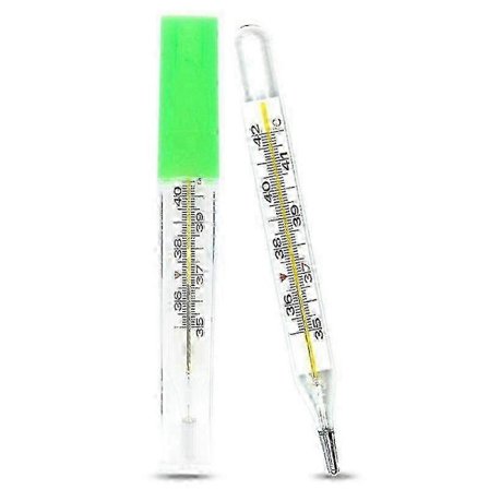 2025 Medicinsk kviksølvglas termometer stor skærm klinisk måleudstyr