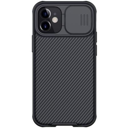 Iphone 12 Mini - Nillkin Camshield Skal - Svart Black Svart