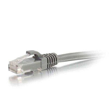 C2G Cat6 Booted Unshielded (UTP) Network Patch Cable - koblingskabel - 30 cm - grå