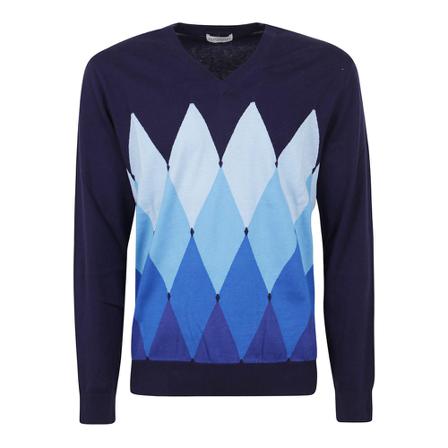 Ballantyne Pullover Blå, Herre
