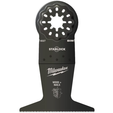 Milwaukee SL BIM WM65X42 Stikksagsklinger 65 x 42 mm, Starlock, Maskintilbehør & forbruk