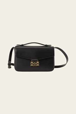 Malina - Monogram schultertasche - One Size - Black