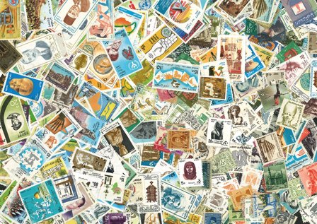 Egypten - 500 forskellige stemplede frimærker