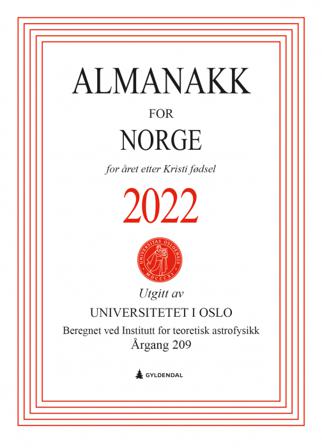 Almanakk for Norge 2022 - Bok - Paperback