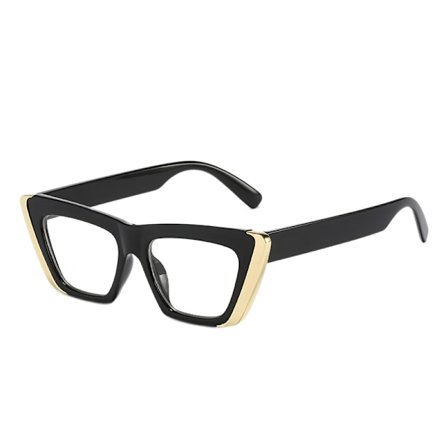 Små Cat Eye Solglasögon Vintage Fyrkantiga Solglasögon Dam Glasögon