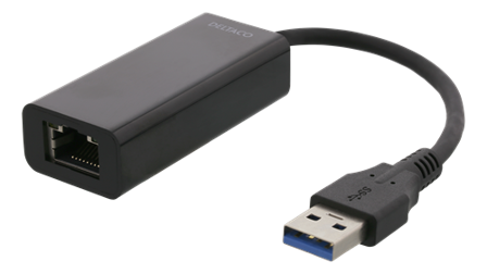 Deltaco USB3-GIGA5 - nettverksadapter - USB 3.0 - Gigabit Ethernet