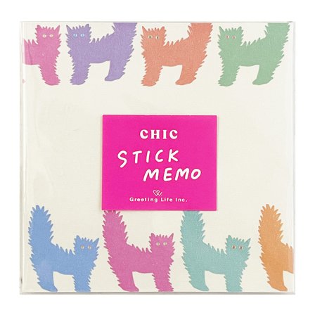 Greeting Life Sticky Notes Cats