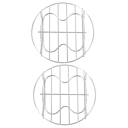 2X Grydetrivet med Håndtag til 6 eller 8 Kvart Gryde Tilbehør Rustfrit Stål Trykkoger Trivet