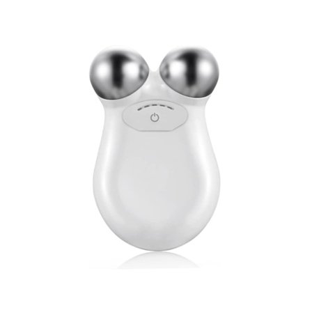 Ansiktsløftemaskin Elektrisk Ansiktsrynkefjerner Spa Ansiktsmassasje V-formet Ansiktsrulle Hvit YEMAESRE