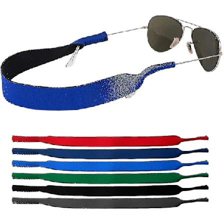 6 stk Sports Solbrillerestropp, Elastisk Flytende Brillesestropp Neopren