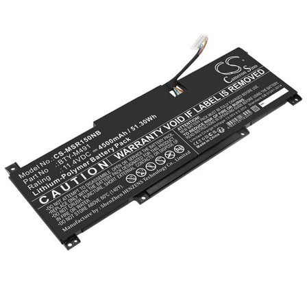 Batteri till Notebook, Bärbar dator för MSI Modern 15 A10M-296IN m.fl.