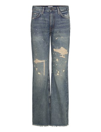 Weekday Helix Low Rise Regular Flared Leg Jeans - Blue - 34