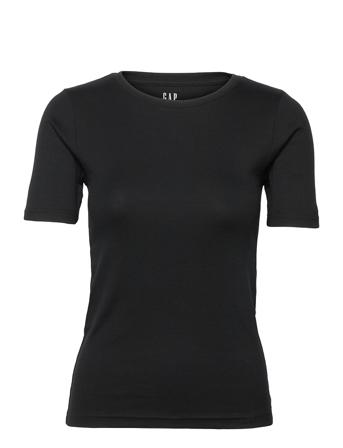 Modern Crewneck Half Sleeve T-Shirt Black GAP